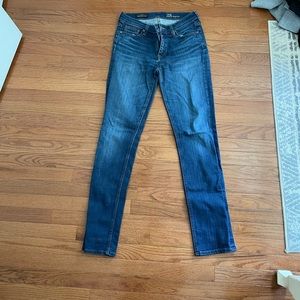 JCrew matchstick dark jeans